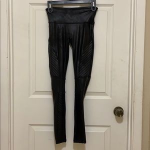 Spanx Back Faux Leather Moto Pants